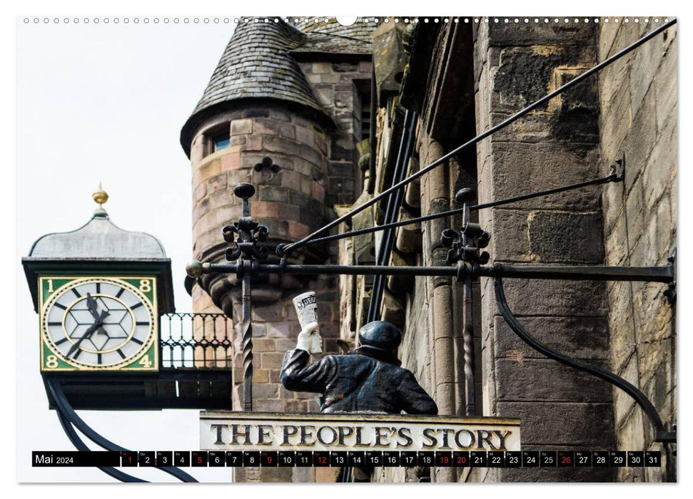 Discover Edinburgh (CALVENDO Premium Wall Calendar 2024) 