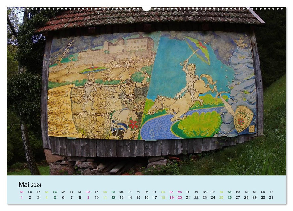 The hay hut calendar (CALVENDO Premium Wall Calendar 2024) 
