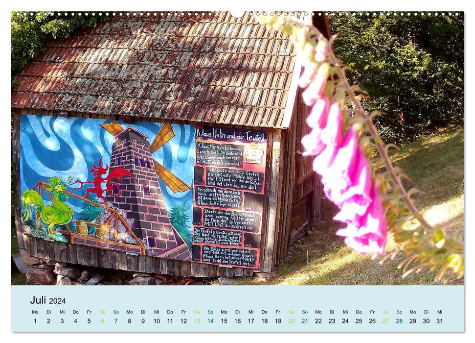 The hay hut calendar (CALVENDO Premium Wall Calendar 2024) 