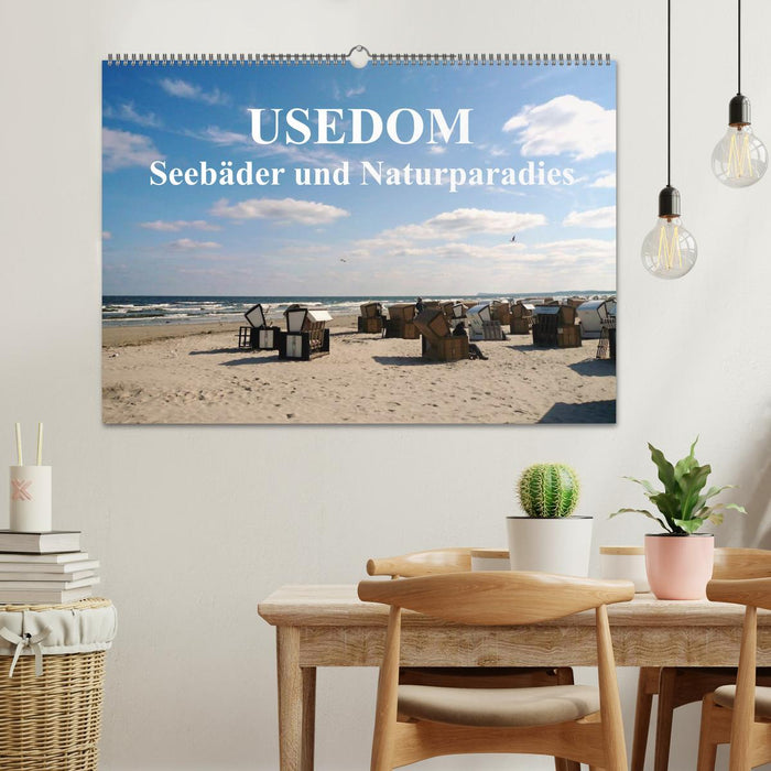 USEDOM - Seebäder und Naturparadies (CALVENDO Wandkalender 2024)