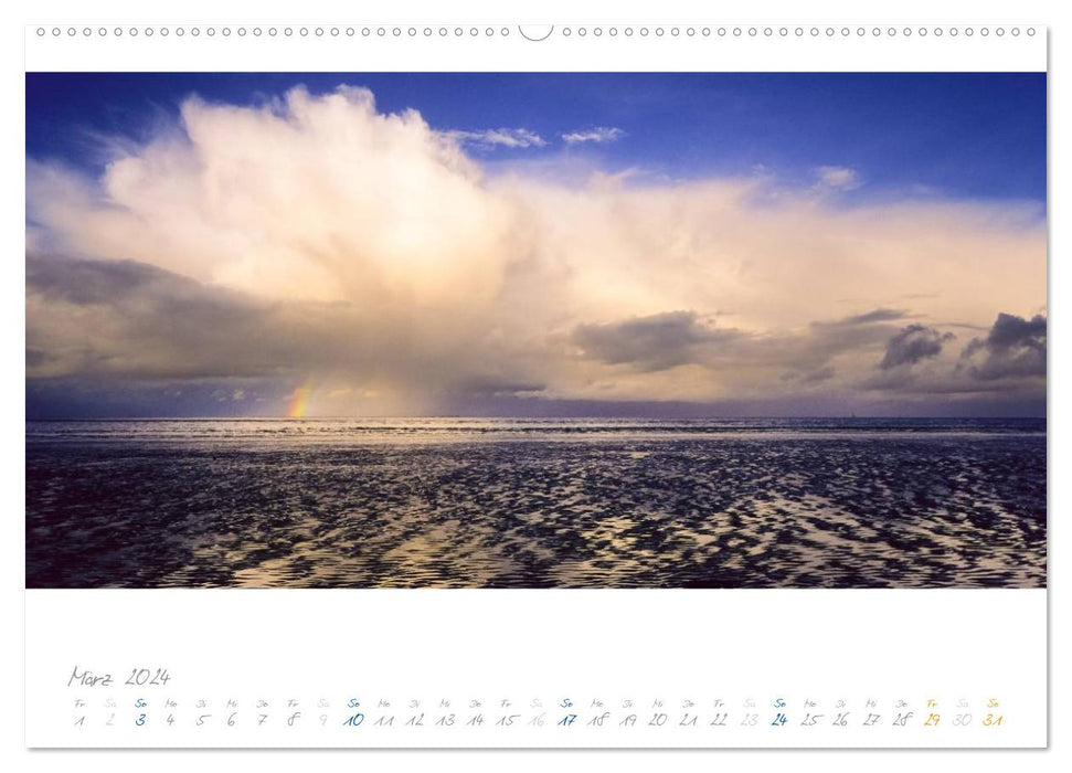 By the Sea (CALVENDO Premium Wall Calendar 2024) 