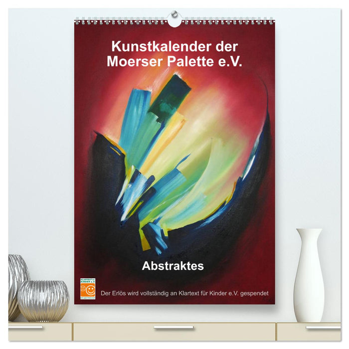Kunstkalender der Moerser Palette e.V. - Abstraktes (CALVENDO Premium Wandkalender 2024)