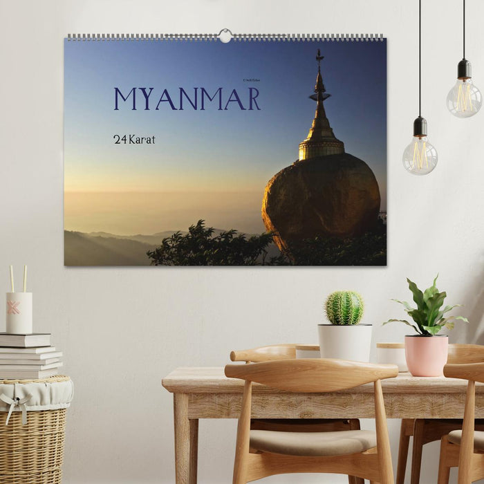 Myanmar - 24 Karat (CALVENDO Wandkalender 2024)