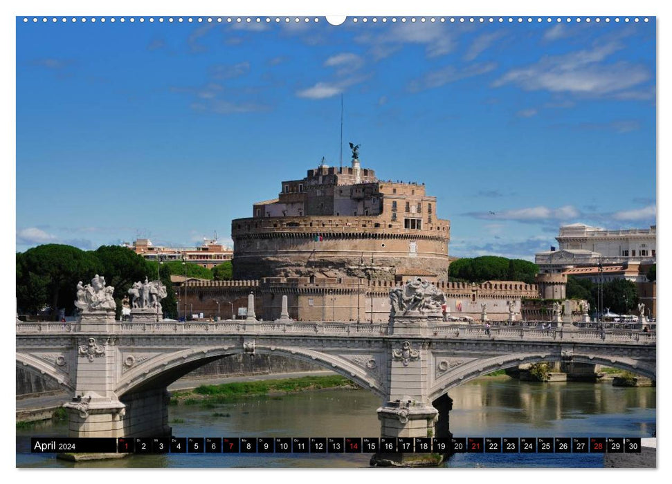 Spaziergang durch Rom (CALVENDO Wandkalender 2024)