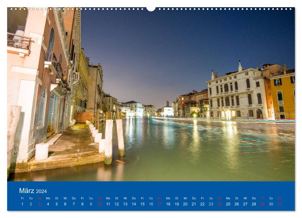 Mein lautloses Venedig (CALVENDO Wandkalender 2024)