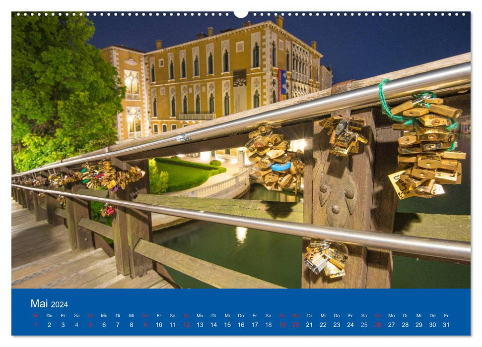 Mein lautloses Venedig (CALVENDO Wandkalender 2024)