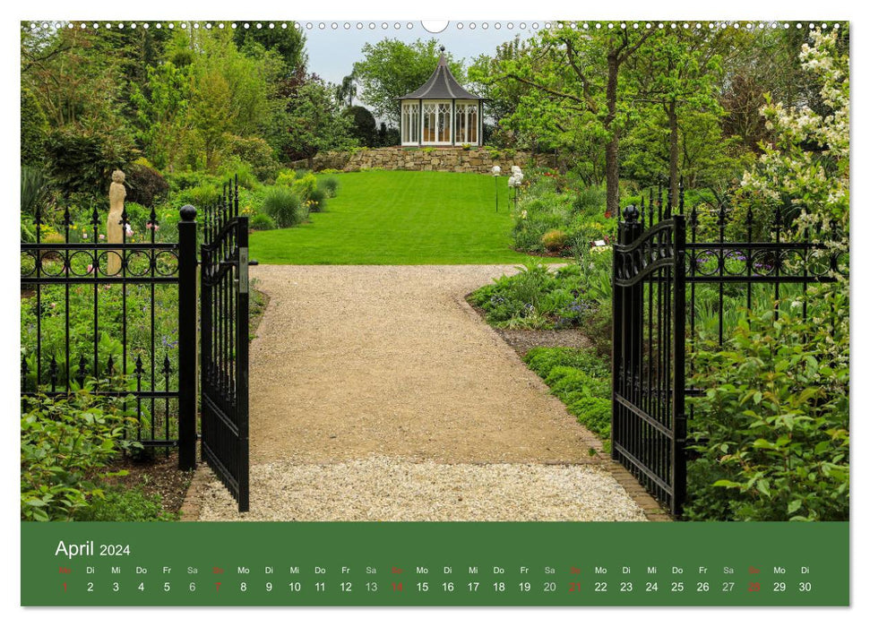 Gärten in Westfalen öffnen ihre Pforten (CALVENDO Premium Wandkalender 2024)