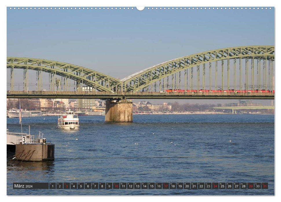 Bridges - works that connect (CALVENDO Premium Wall Calendar 2024) 