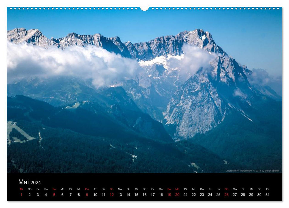 Licht über Bergen und Seen (CALVENDO Premium Wandkalender 2024)
