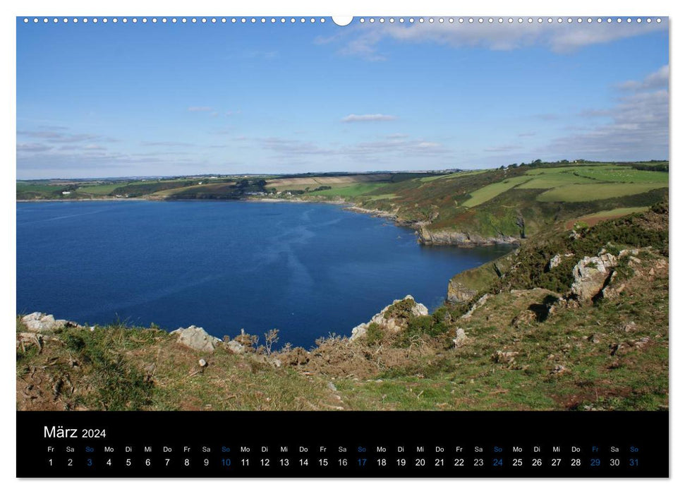 Sights and views in Cornwall (CALVENDO Premium Wall Calendar 2024) 