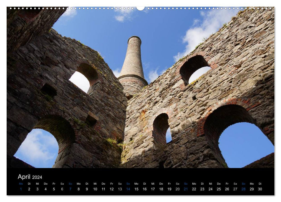 Sights and views in Cornwall (CALVENDO Premium Wall Calendar 2024) 
