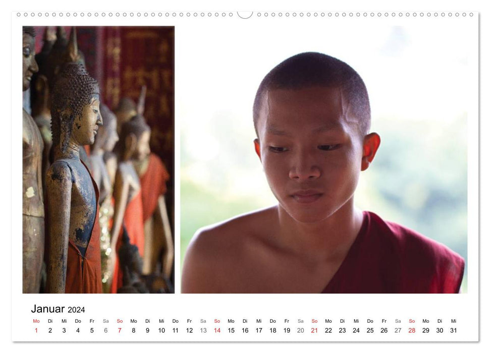 Reisefreu(n)de: Laos (CALVENDO Premium Wandkalender 2024)