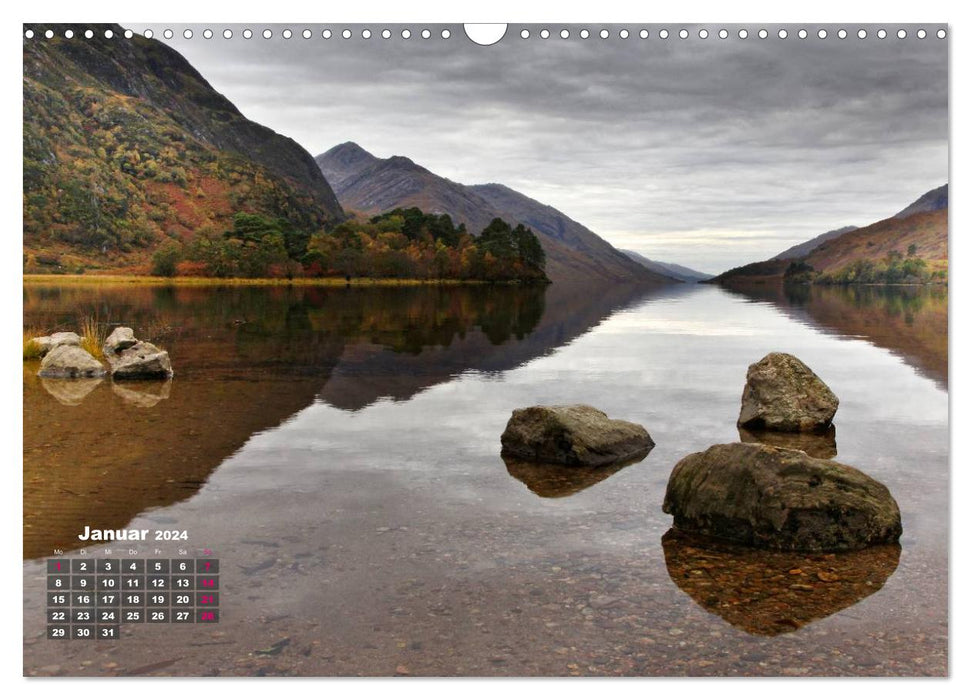 Naturparadies Schottland (CALVENDO Wandkalender 2024)
