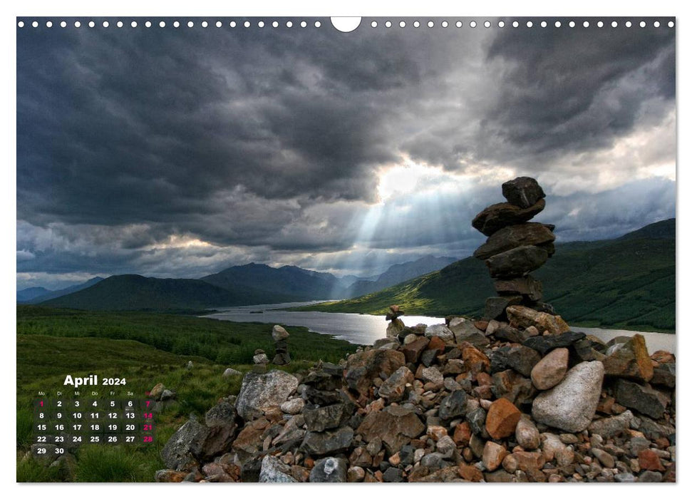 Naturparadies Schottland (CALVENDO Wandkalender 2024)