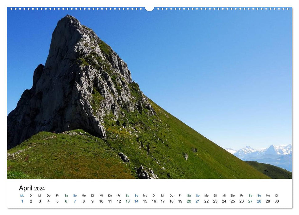 Stockhorn – Über Stock und Stein (CALVENDO Premium Wandkalender 2024)