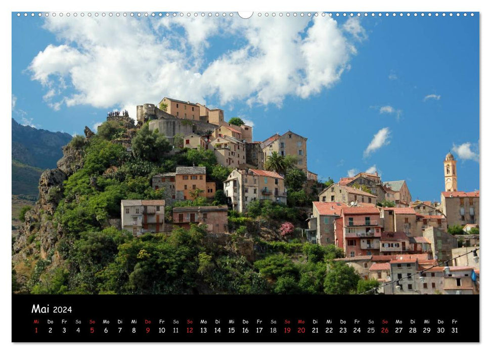 Korsikas Städte (CALVENDO Premium Wandkalender 2024)