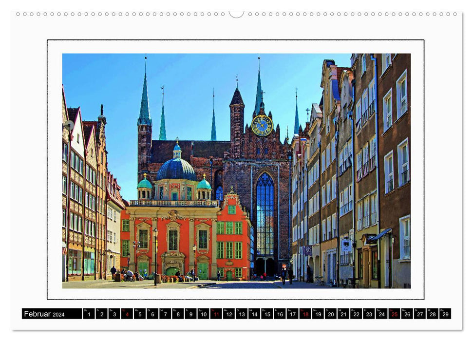 Danzig Gdansk (CALVENDO Wandkalender 2024)