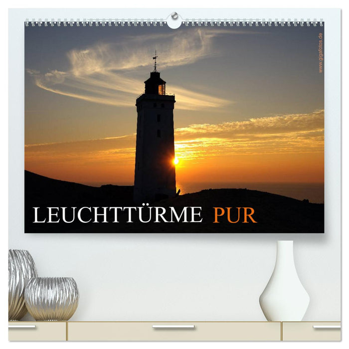 Leuchttürme PUR (CALVENDO Premium Wandkalender 2024)