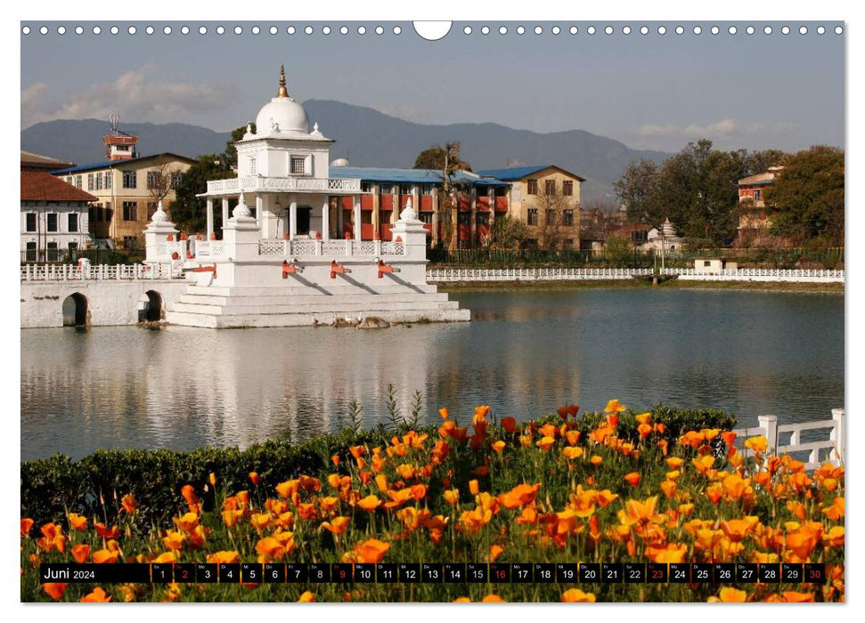 Nepal - Kathmandutal (CALVENDO Wandkalender 2024)