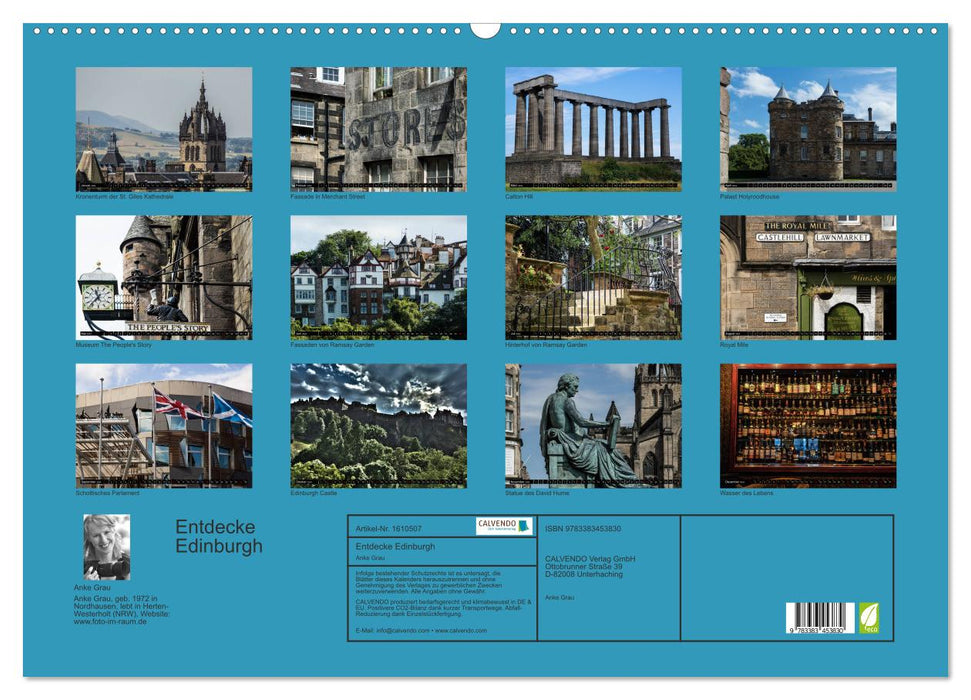 Entdecke Edinburgh (CALVENDO Wandkalender 2024)