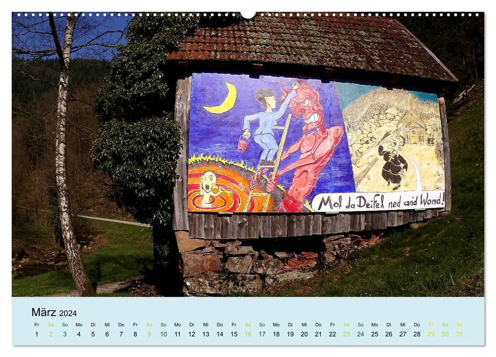 Der Heuhütten-Kalender (CALVENDO Wandkalender 2024)