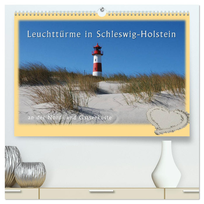 Leuchttürme Schleswig-Holsteins (CALVENDO Premium Wandkalender 2024)