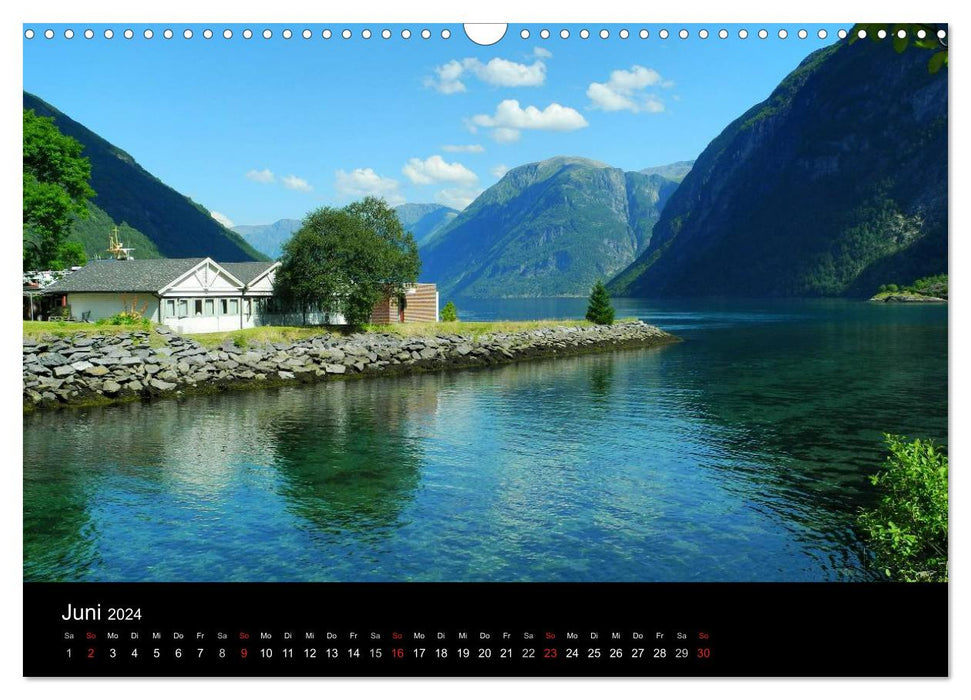 Norwegische Lichtblicke (CALVENDO Wandkalender 2024)