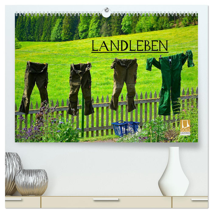 Landleben (CALVENDO Premium Wandkalender 2024)