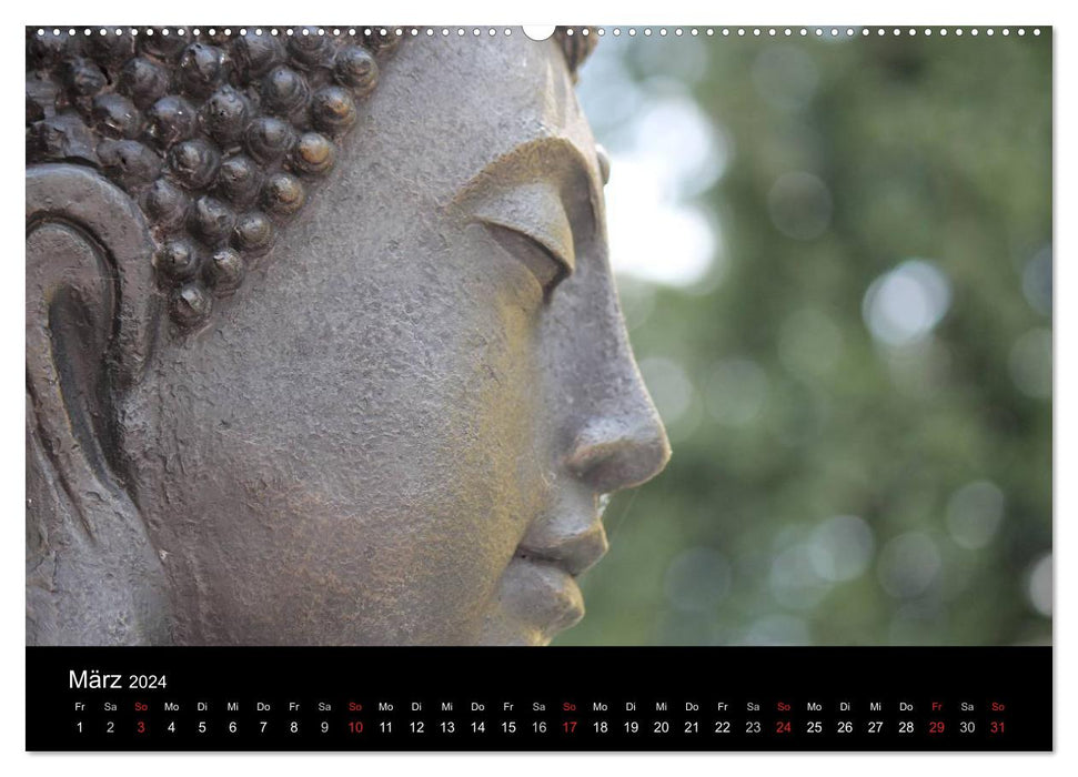 Buddha Die Schönheit liegt im Auge des Betrachters (CALVENDO Wandkalender 2024)