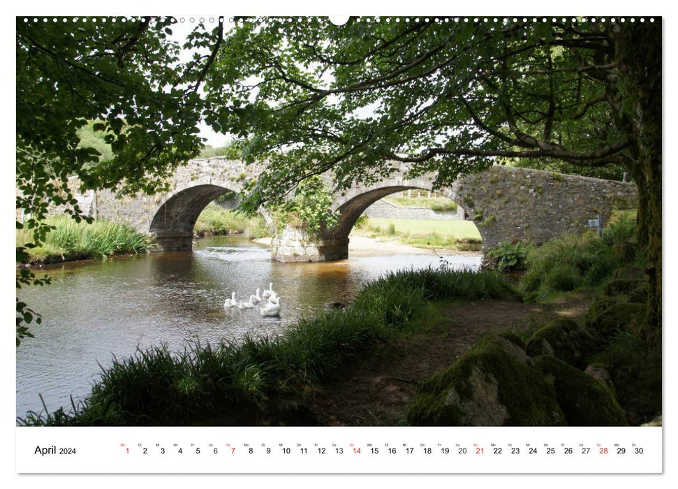 Bezauberndes - Mystisches Devon Dartmoor, Südengland (CALVENDO Premium Wandkalender 2024)