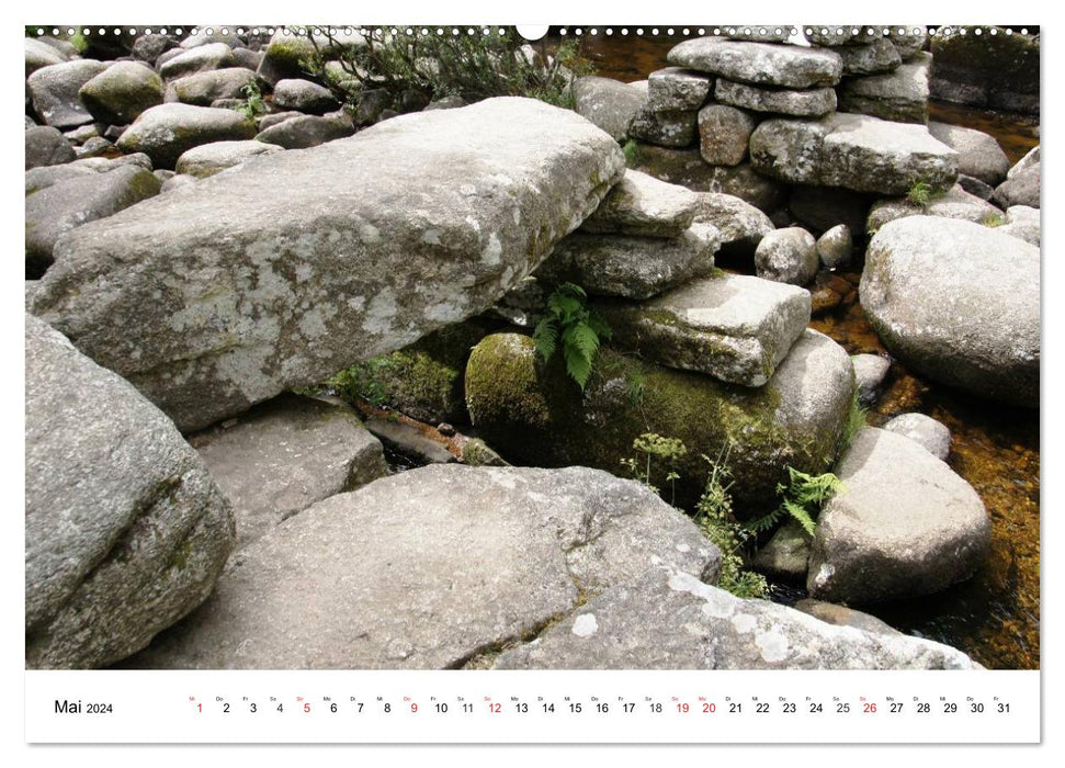 Bezauberndes - Mystisches Devon Dartmoor, Südengland (CALVENDO Premium Wandkalender 2024)