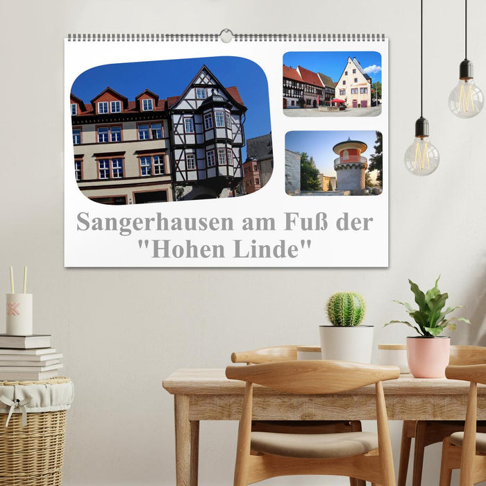 Sangerhausen am Fuße der "Hohen Linde" (CALVENDO Wandkalender 2024)