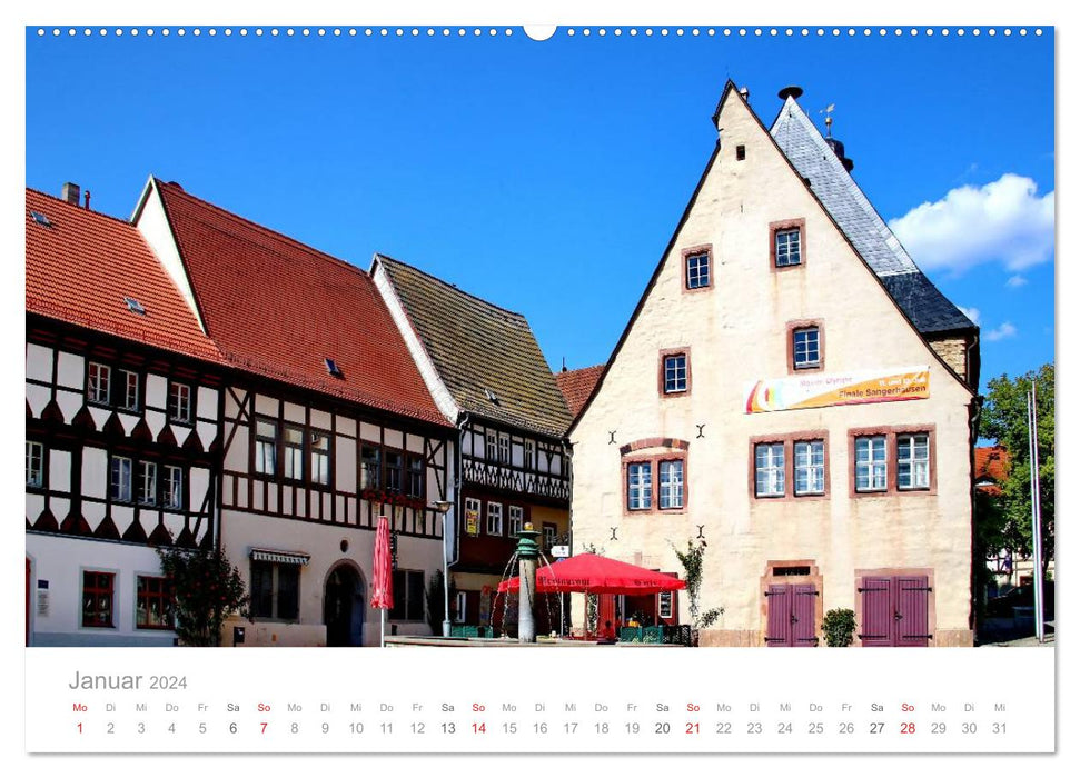 Sangerhausen am Fuße der "Hohen Linde" (CALVENDO Wandkalender 2024)