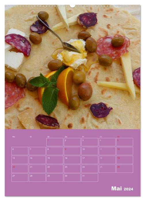 Sardiniens kulinarische Schätze (CALVENDO Wandkalender 2024)