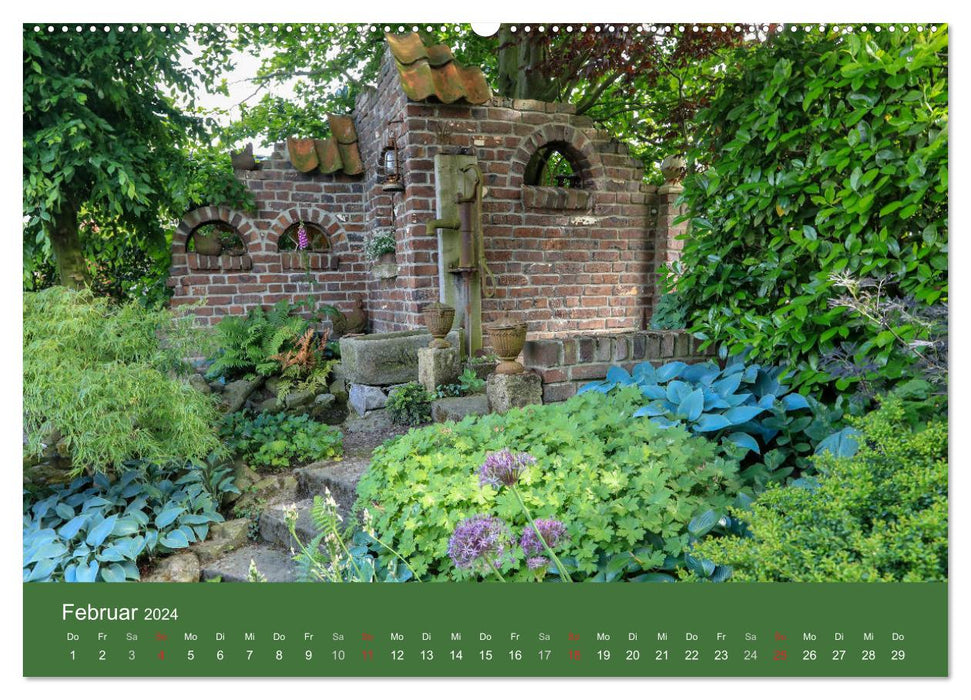 Gärten in Westfalen öffnen ihre Pforten (CALVENDO Wandkalender 2024)
