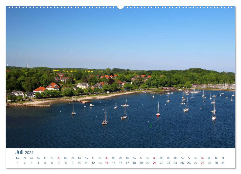 Eckernförde 2024. Impressionen rund um den Hafen (CALVENDO Premium Wandkalender 2024)