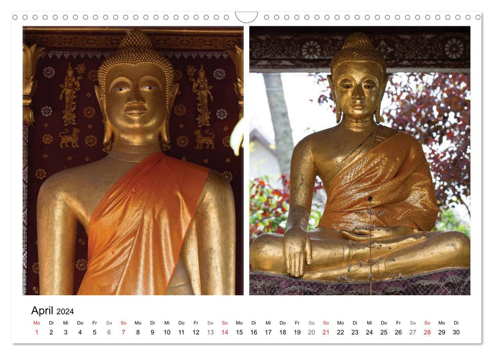 Reisefreu(n)de: Laos (CALVENDO Wandkalender 2024)