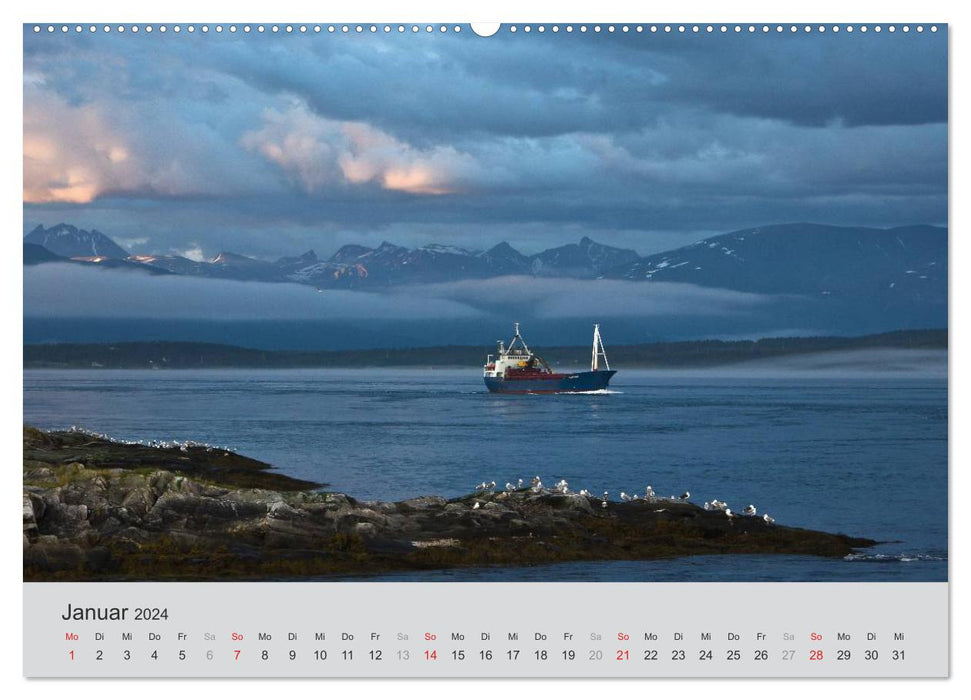 Norwegen - Land der Fjorde (CALVENDO Premium Wandkalender 2024)