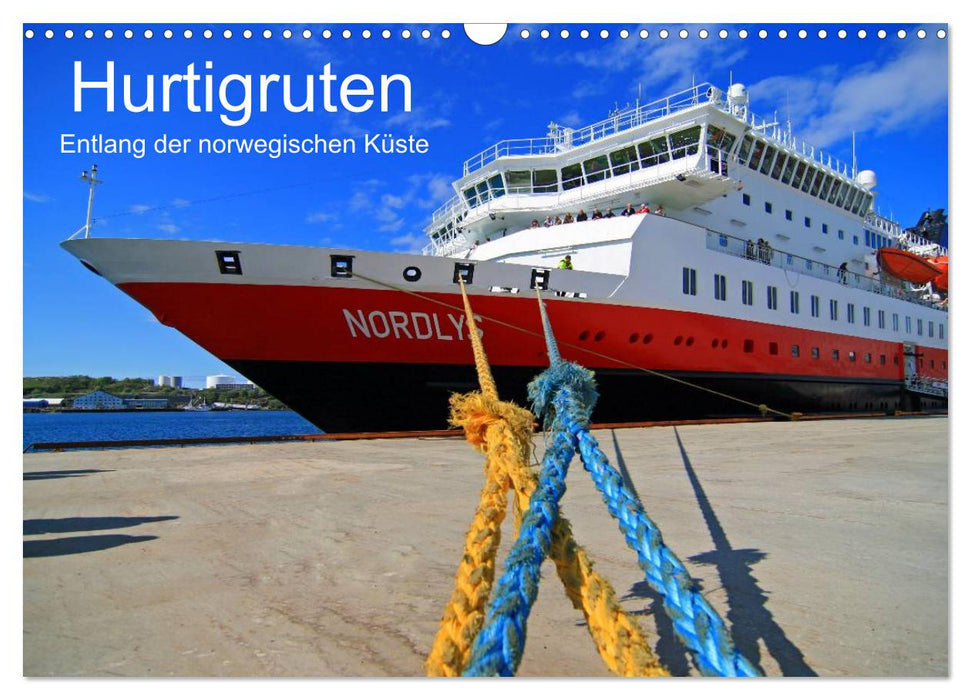 Hurtigruten - Entlang der norwegischen Küste (CALVENDO Wandkalender 2024)