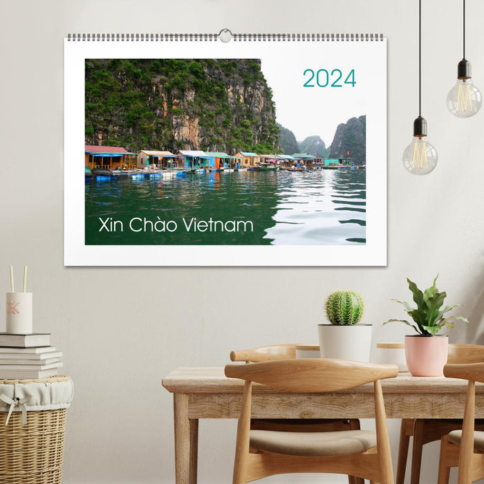 Xin Chào Vietnam (CALVENDO Wandkalender 2024)