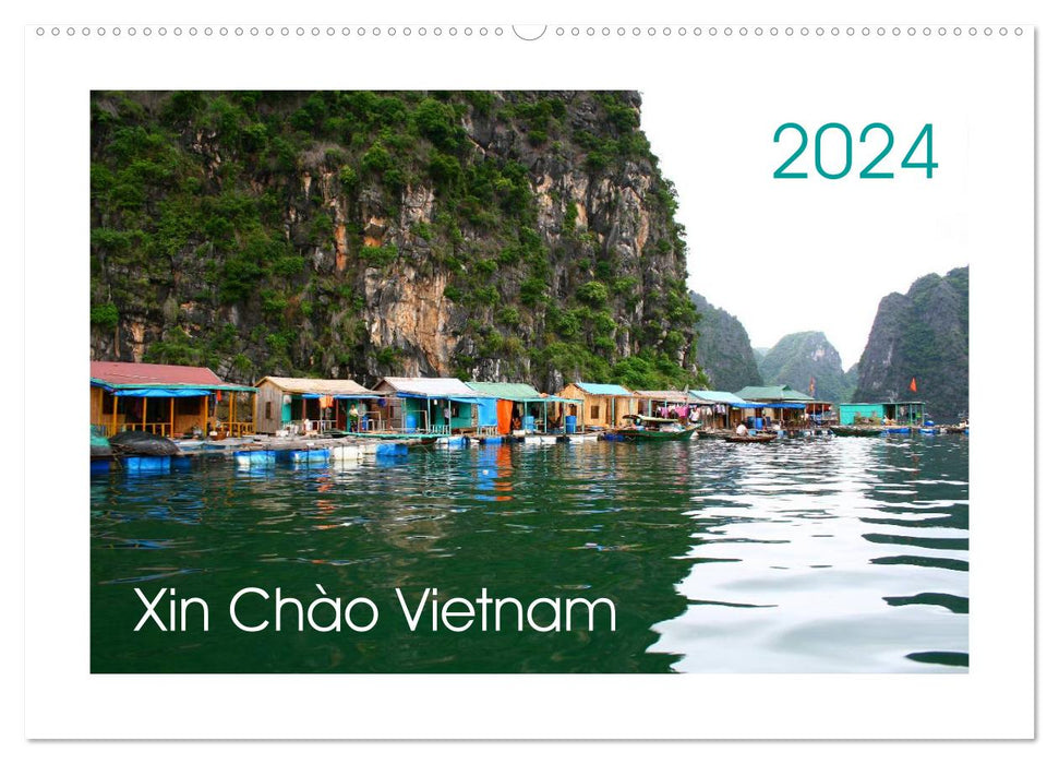 Xin Chào Vietnam (CALVENDO Wandkalender 2024)
