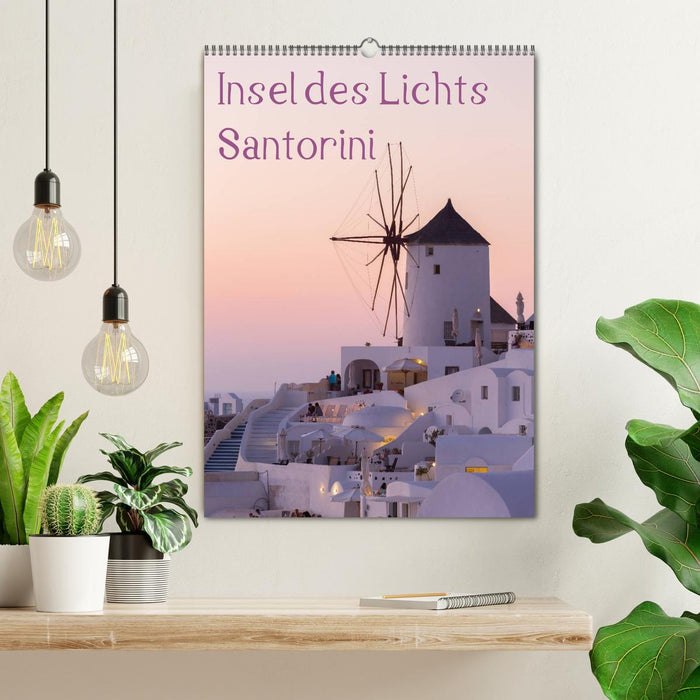 Insel des Lichts - Santorini (CALVENDO Wandkalender 2024)