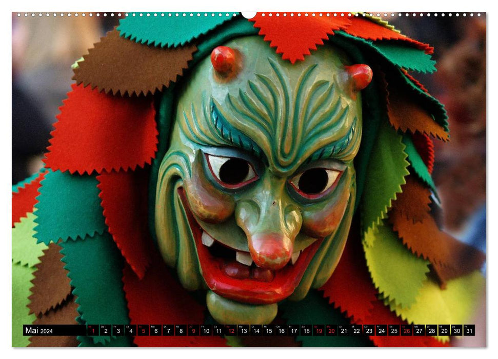 Alemannische Masken (CALVENDO Premium Wandkalender 2024)