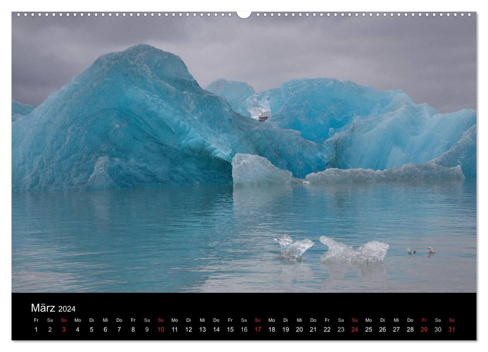 Island - Iceland - Ísland (CALVENDO Premium Wandkalender 2024)