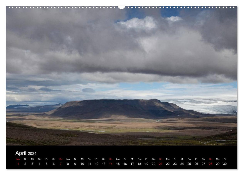 Island - Iceland - Ísland (CALVENDO Premium Wandkalender 2024)