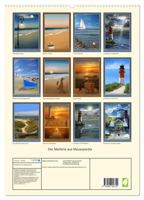 Der Maritime aus Mausopardia (CALVENDO Premium Wandkalender 2024)