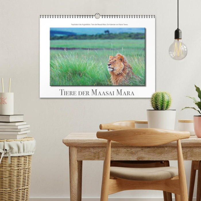 Tiere der Maasai Mara (CALVENDO Wandkalender 2024)