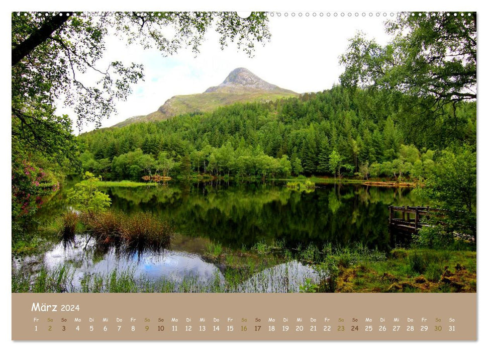 Schottische Highlands (CALVENDO Premium Wandkalender 2024)