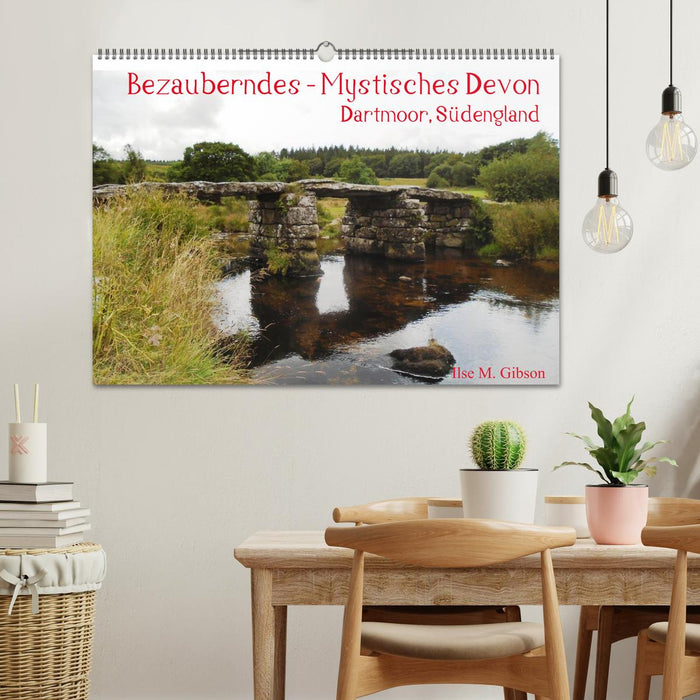 Bezauberndes - Mystisches Devon Dartmoor, Südengland (CALVENDO Wandkalender 2024)