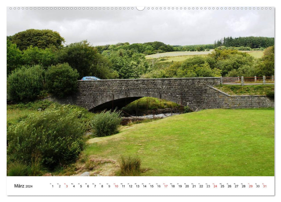 Enchanteur – Mystique Devon Dartmoor, sud de l'Angleterre (Calendrier mural CALVENDO 2024) 